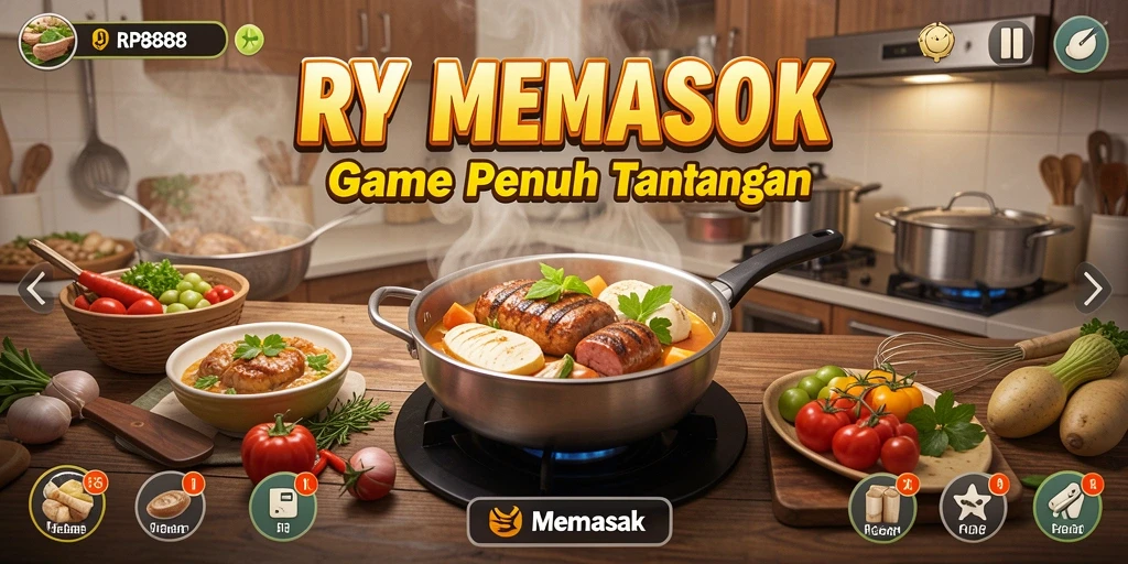 Tampilan antarmuka RP8888 yang menarik dan interaktif.