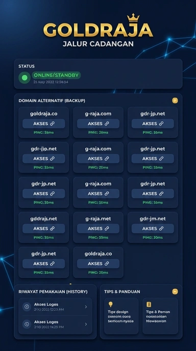 Tampilan link alternatif goldraja